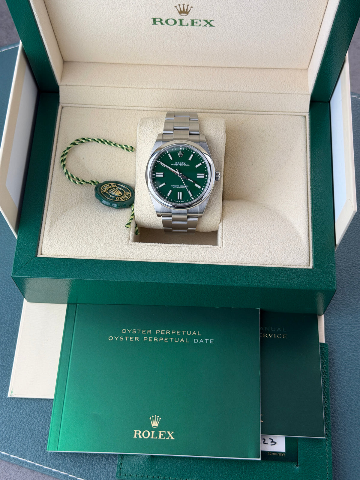 Rolex Oyster Perpetual 41 – Grün