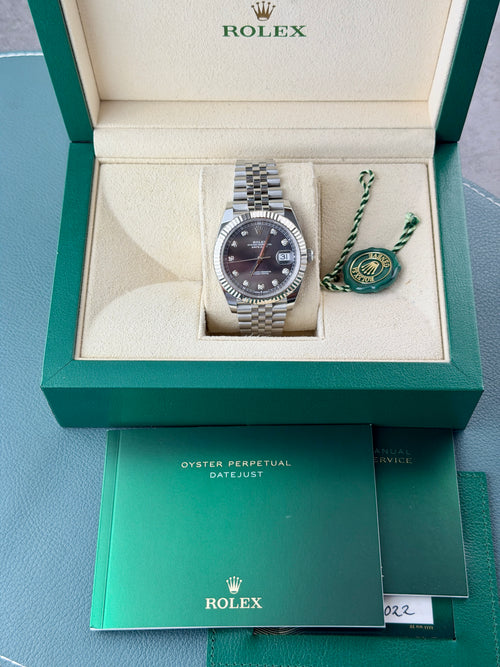 Rolex Datejust 41 – Rhodium Diamond Dial