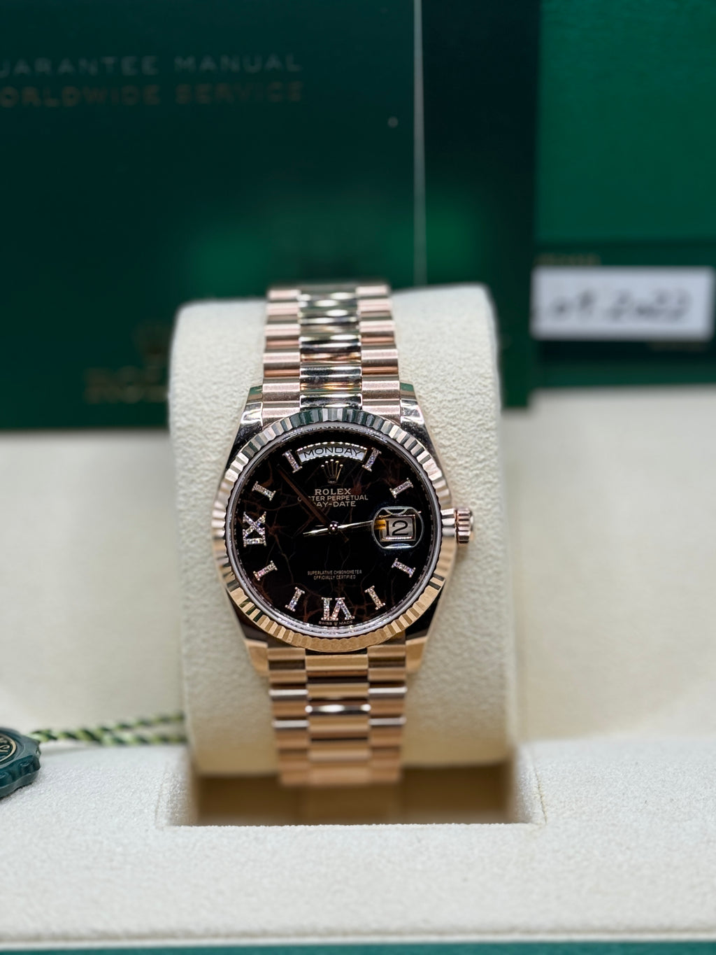 Rolex Day Date Eisenkiesel 36