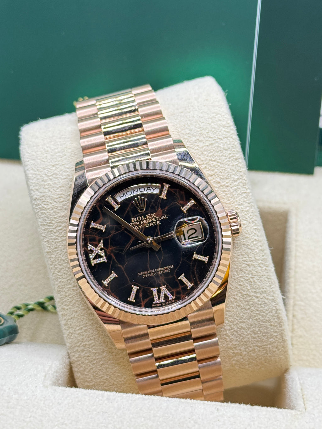 Rolex Day Date Eisenkiesel 36
