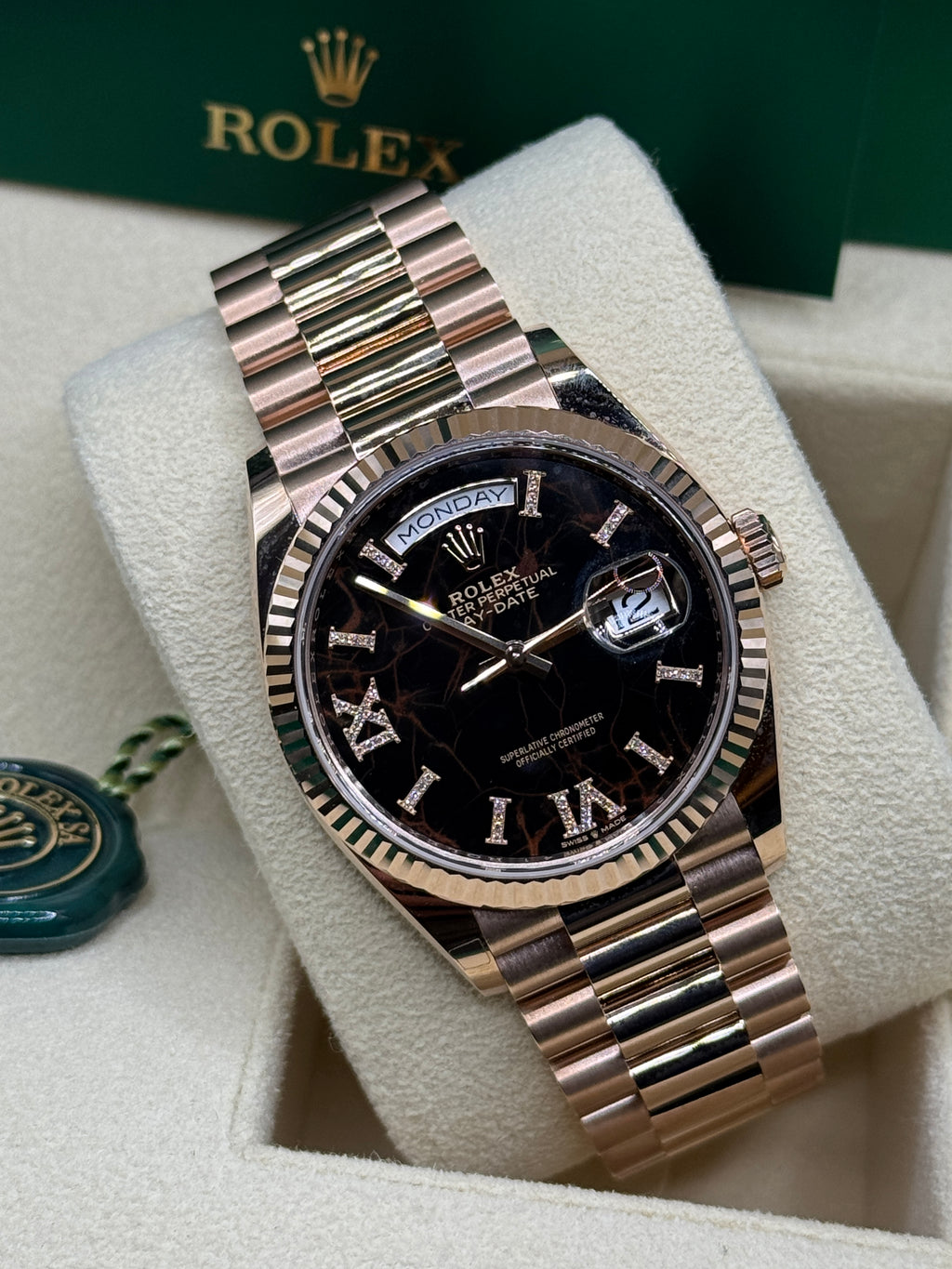 Rolex Day Date Eisenkiesel 36