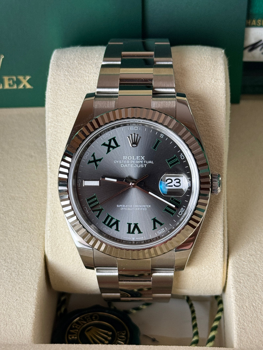 Rolex Datejust Wimbledon 41