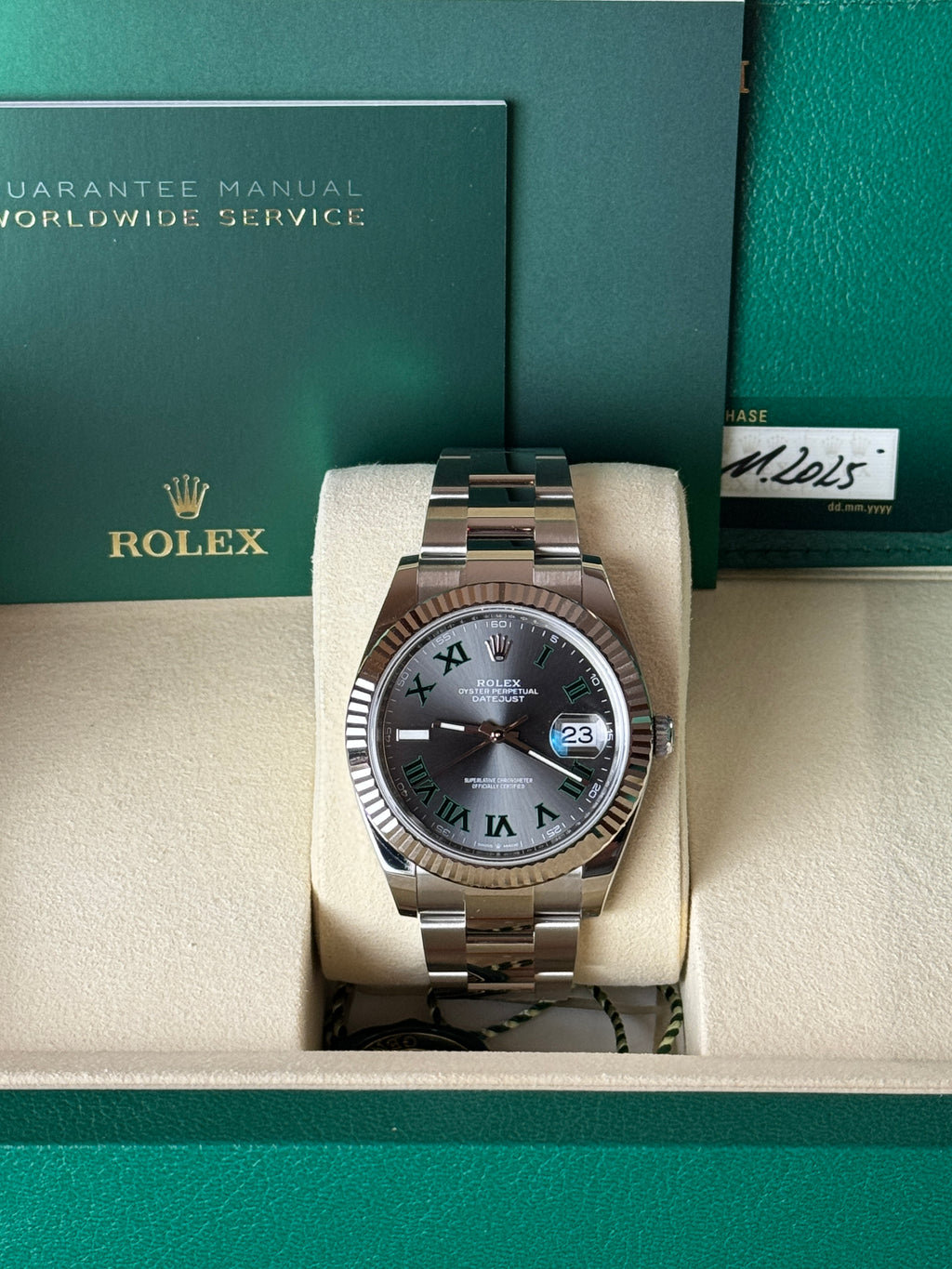Rolex Datejust Wimbledon 41