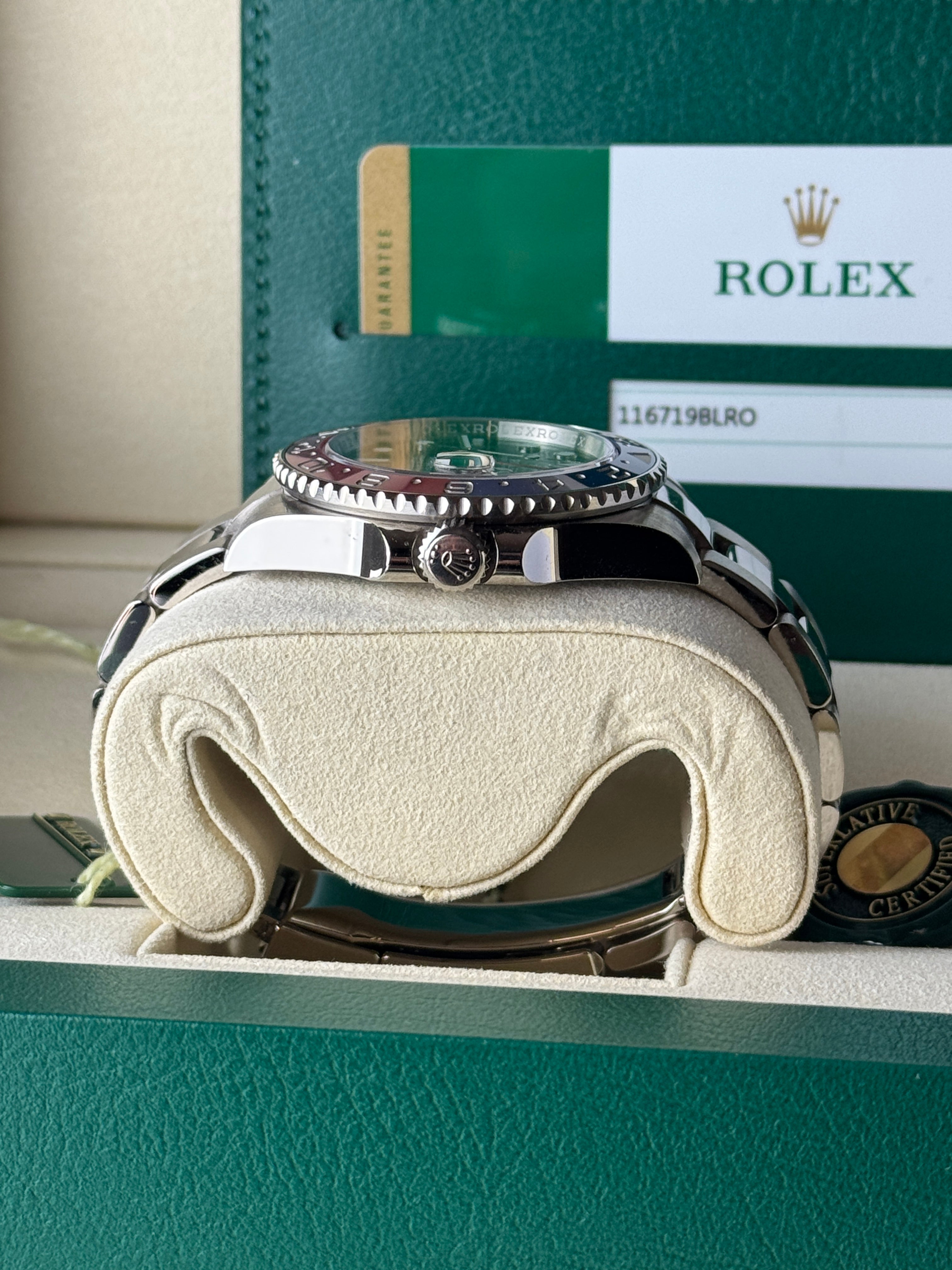 Rolex GMT Pepsi Weissgold 116719BLRo