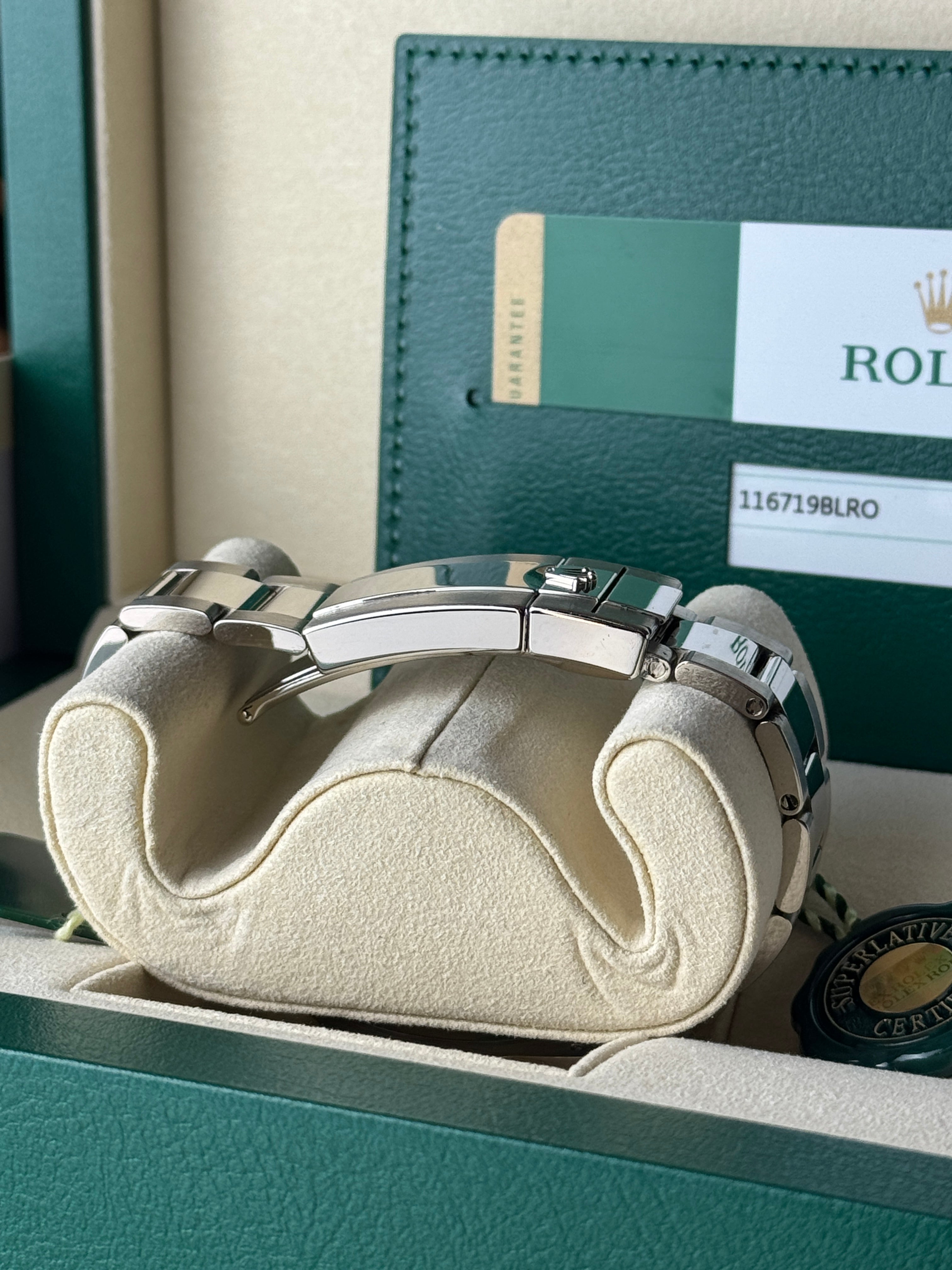 Rolex GMT Pepsi Weissgold 116719BLRo