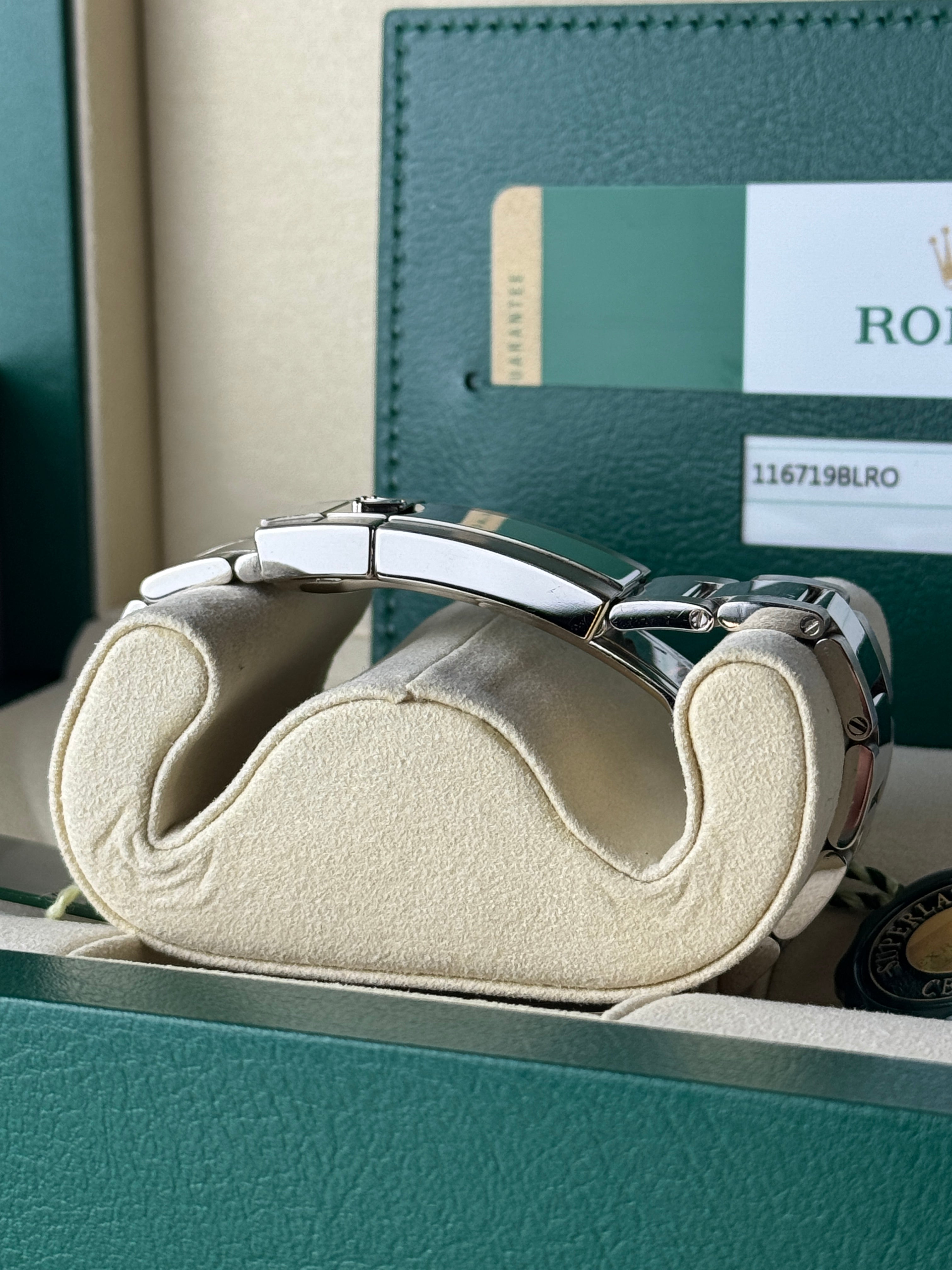 Rolex GMT Pepsi Weissgold 116719BLRo