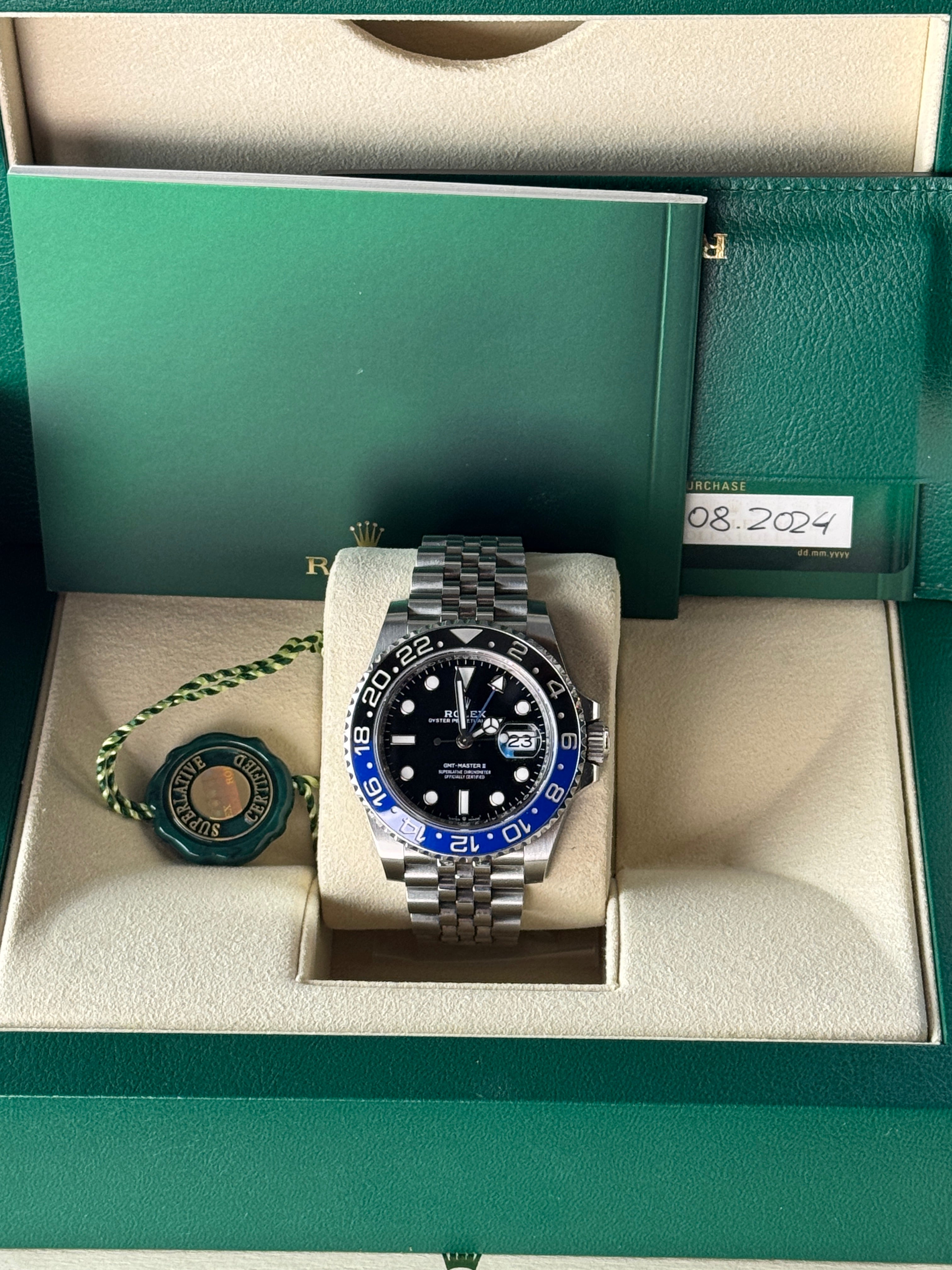 Rolex GMT Master 2 "Batgirl" 126710BLNR