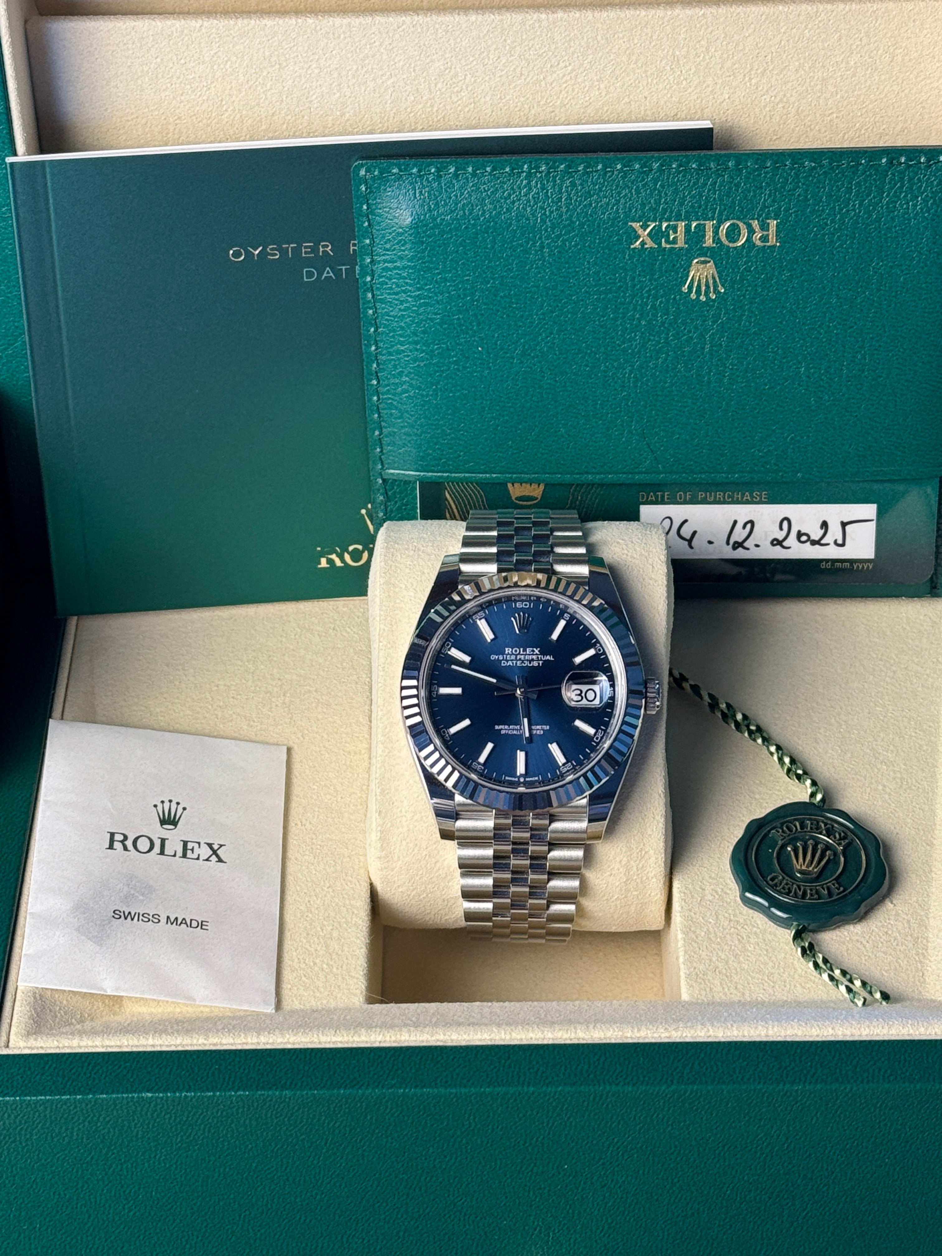 Rolex Datejust 41 - Blau