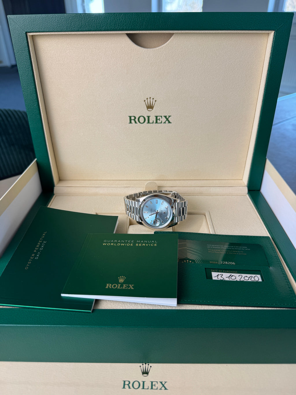 Rolex Day Date Platin 40