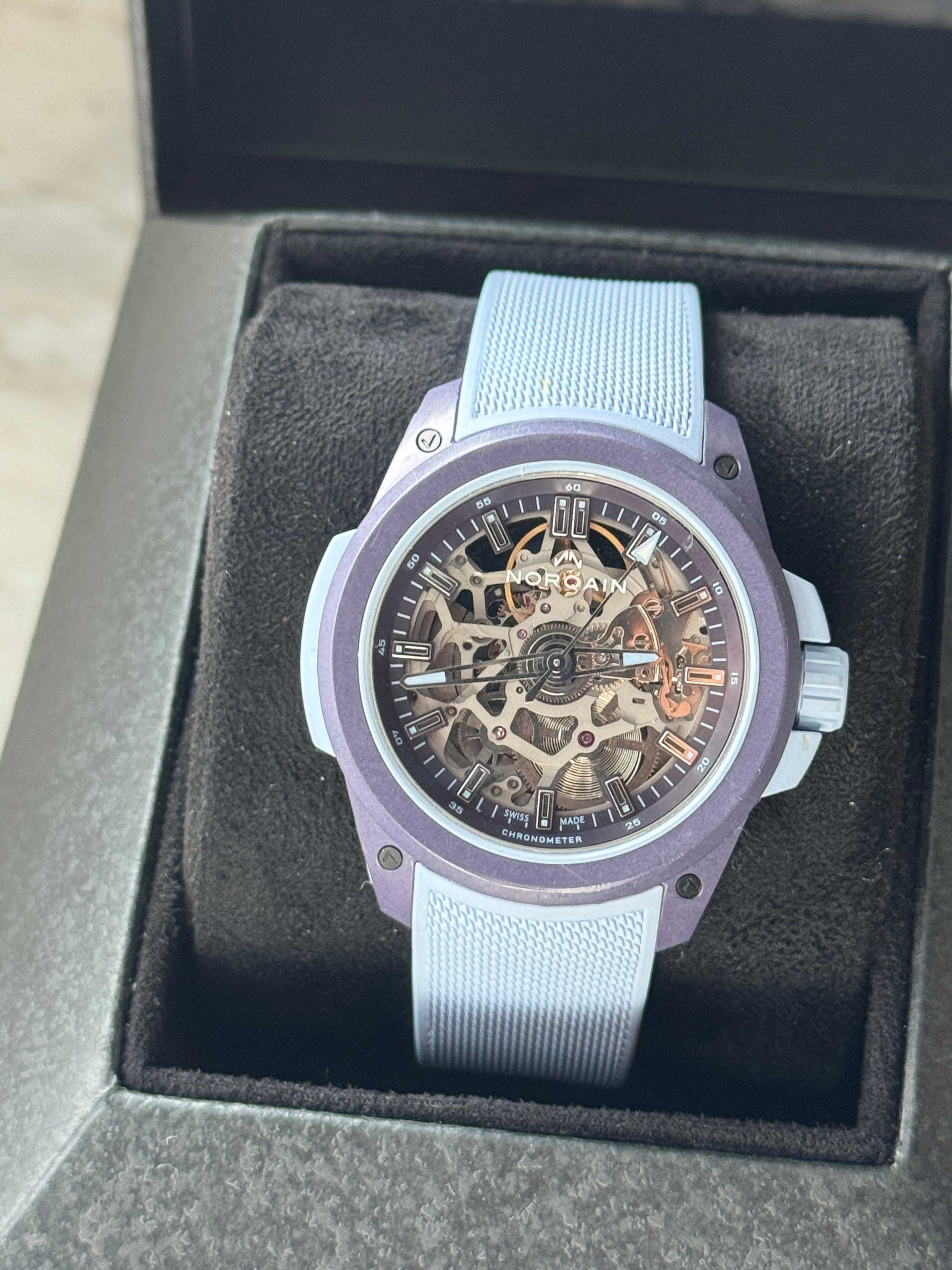 Norqain Wild One Ice Blue 39mm Auto Skeleton