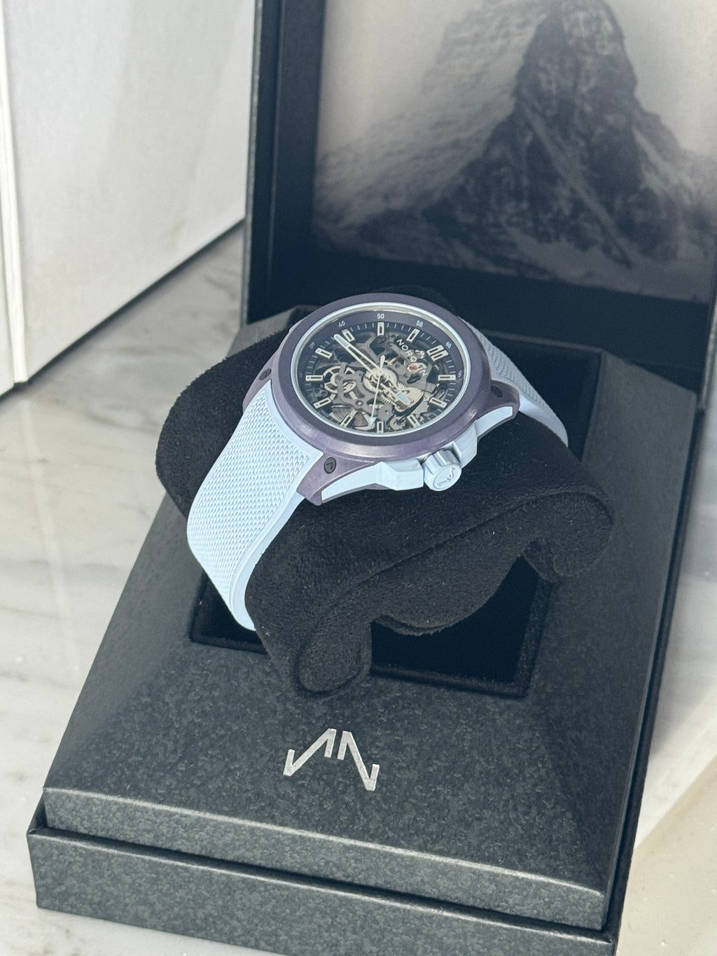 Norqain Wild One Ice Blue 39mm Auto Skeleton