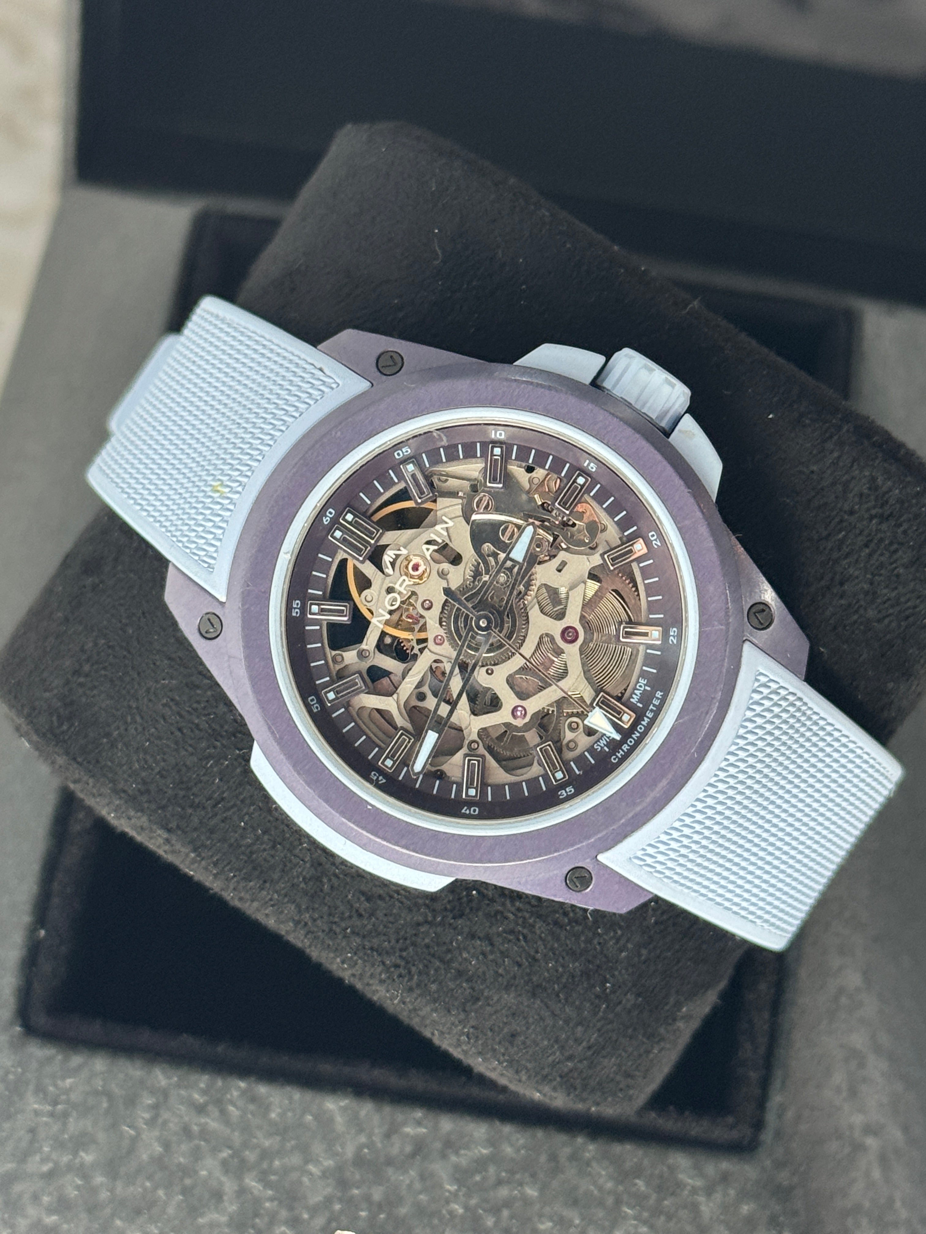 Norqain Wild One Ice Blue 39mm Auto Skeleton
