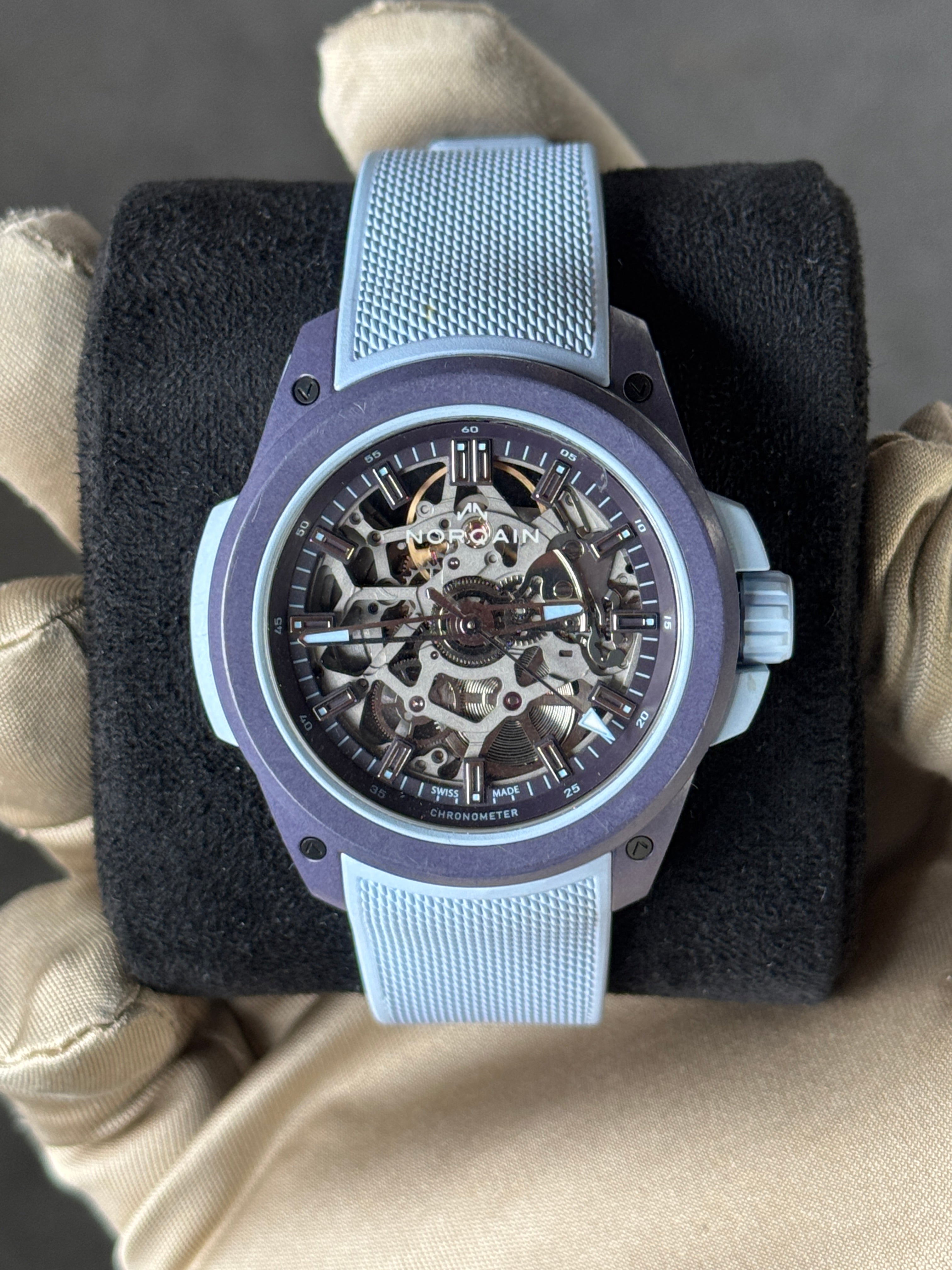 Norqain Wild One Ice Blue 39mm Auto Skeleton