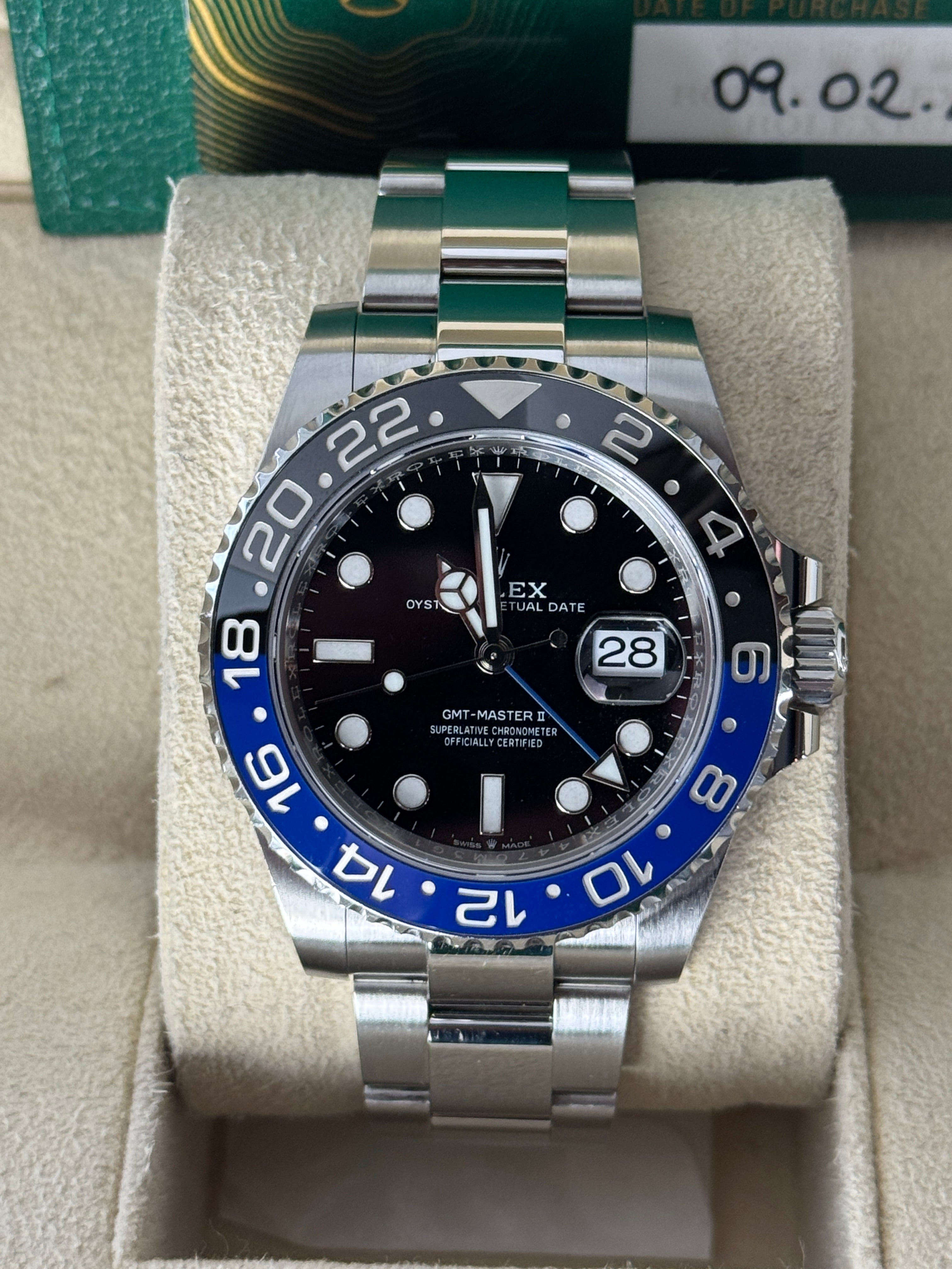 Rolex GMT Master 2 Batman - 126710BLNR