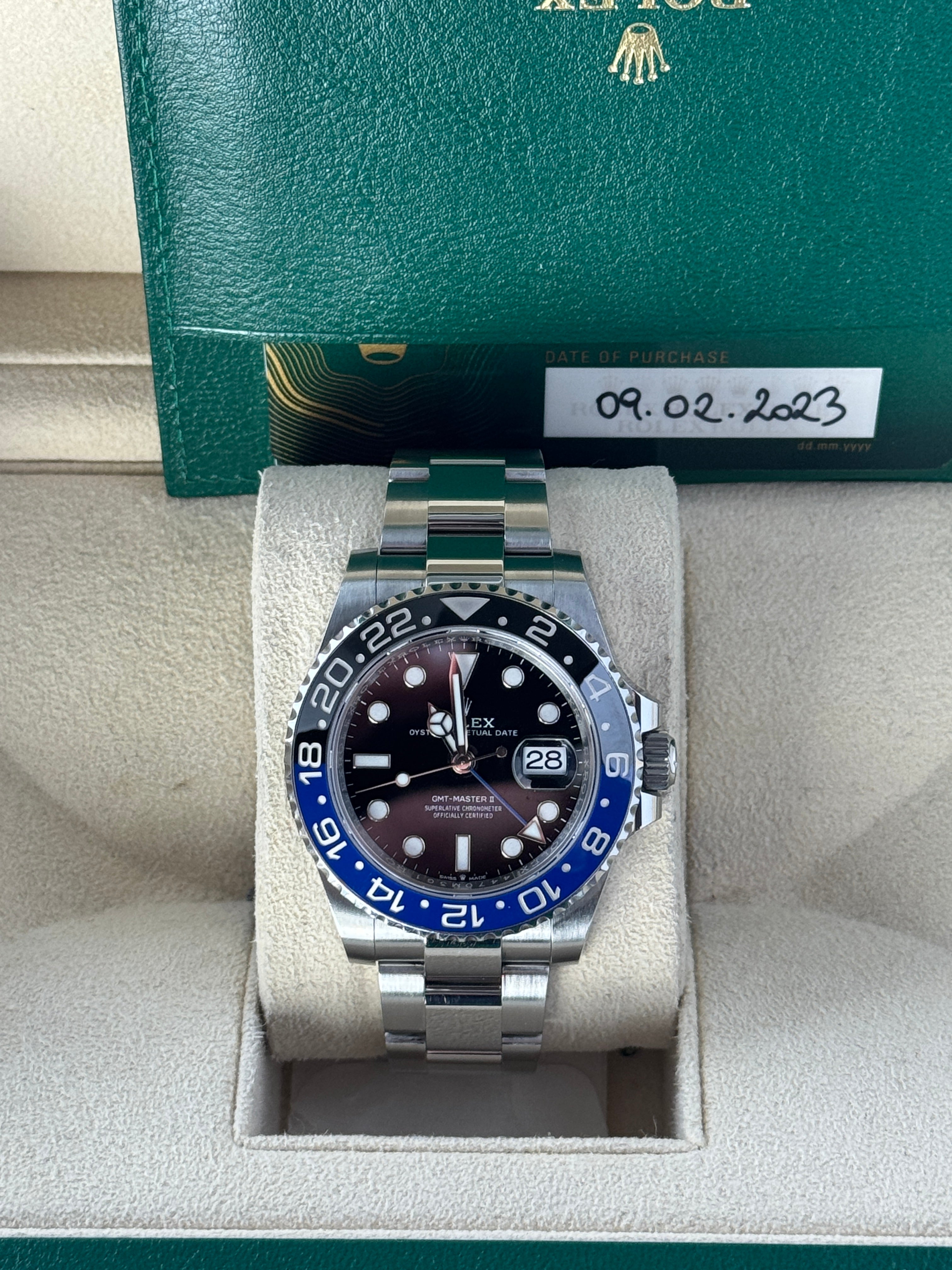 Rolex GMT Master 2 Batman - 126710BLNR