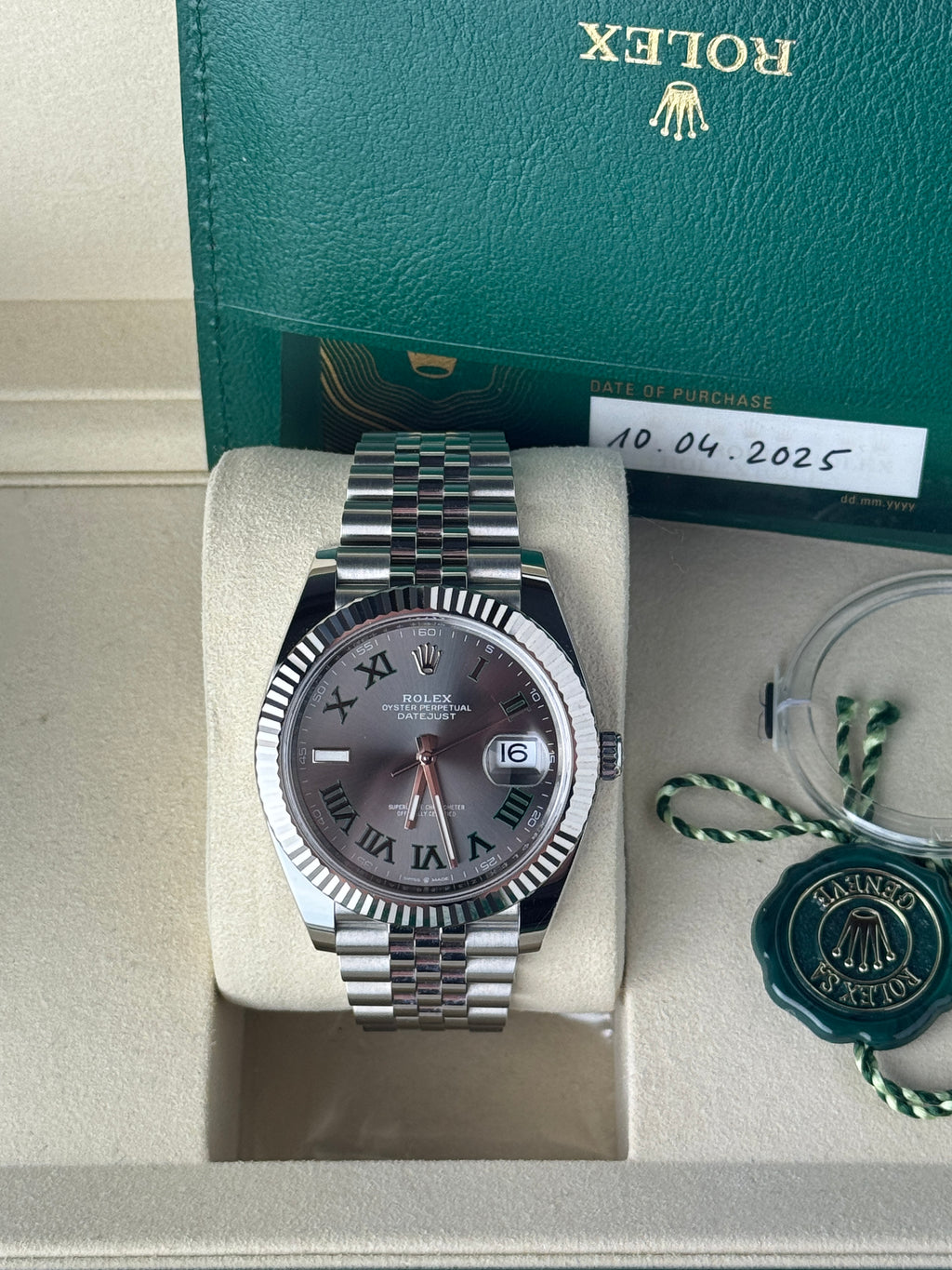 Rolex Datejust 41 Wimbledon