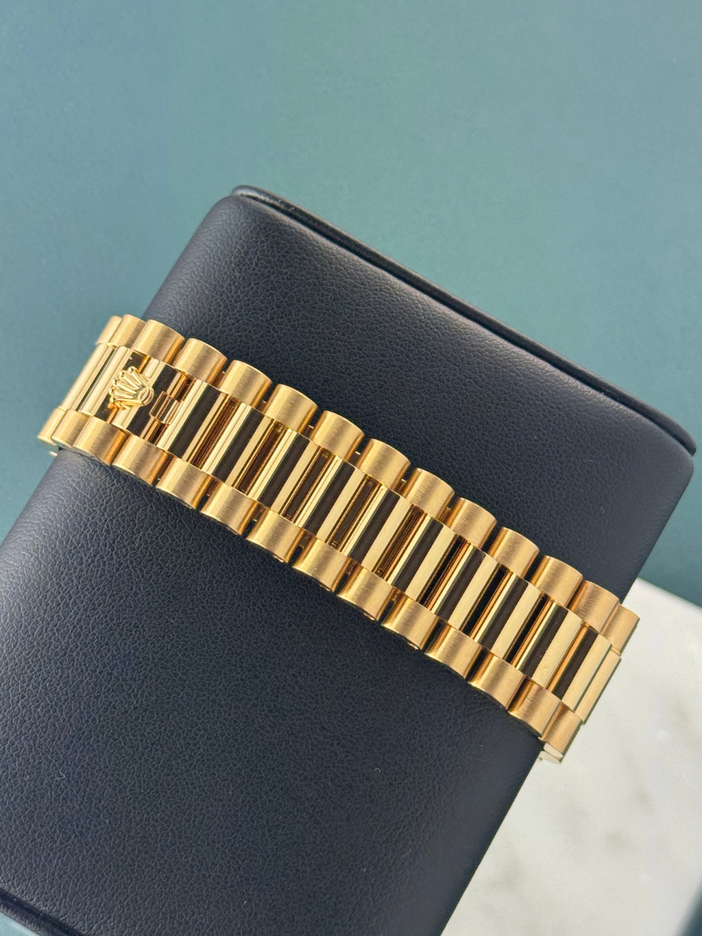 Rolex Day Date 40 Gelbgold Grün 228238