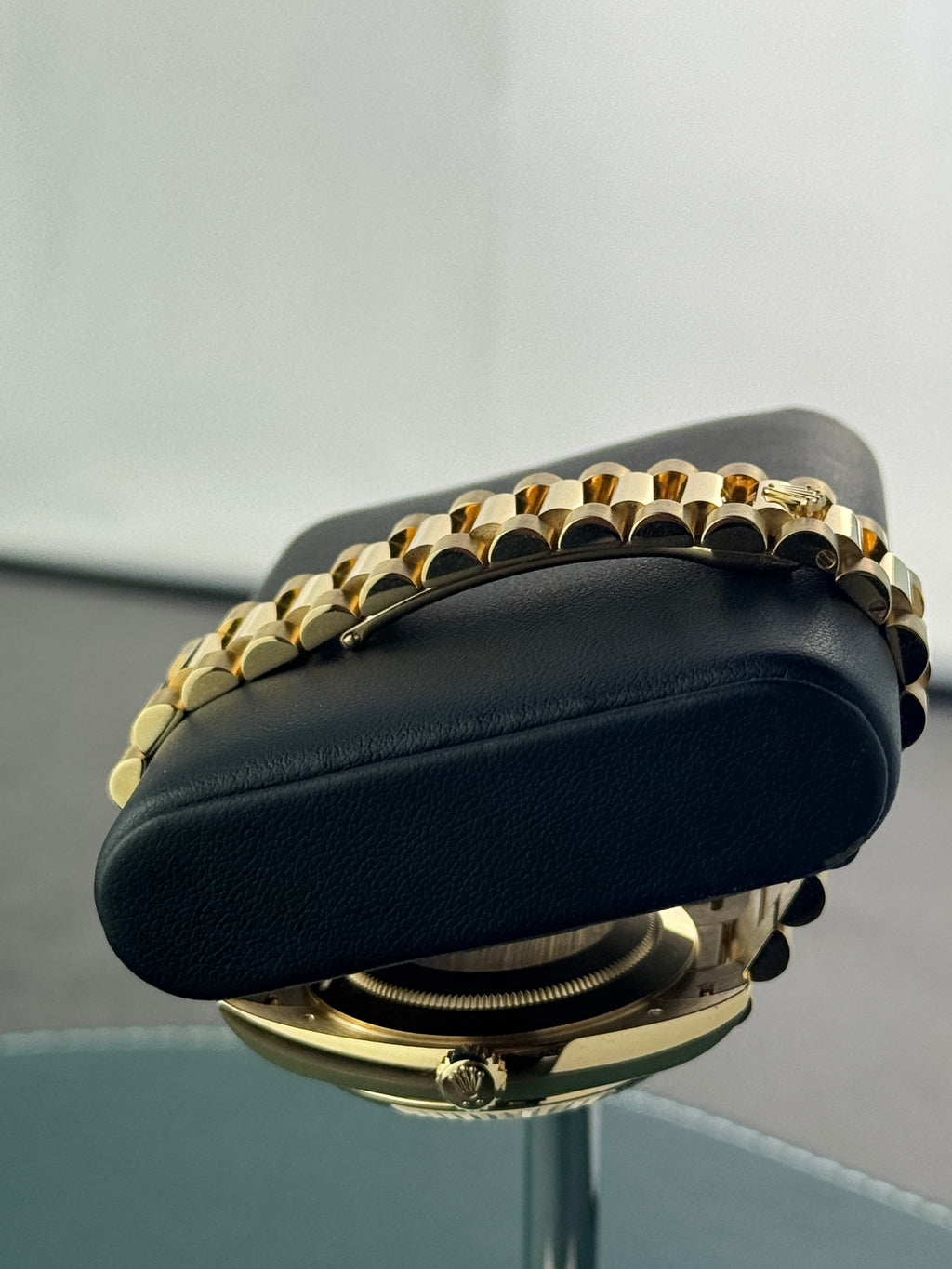 Rolex Day Date 40 Gelbgold Grün 228238