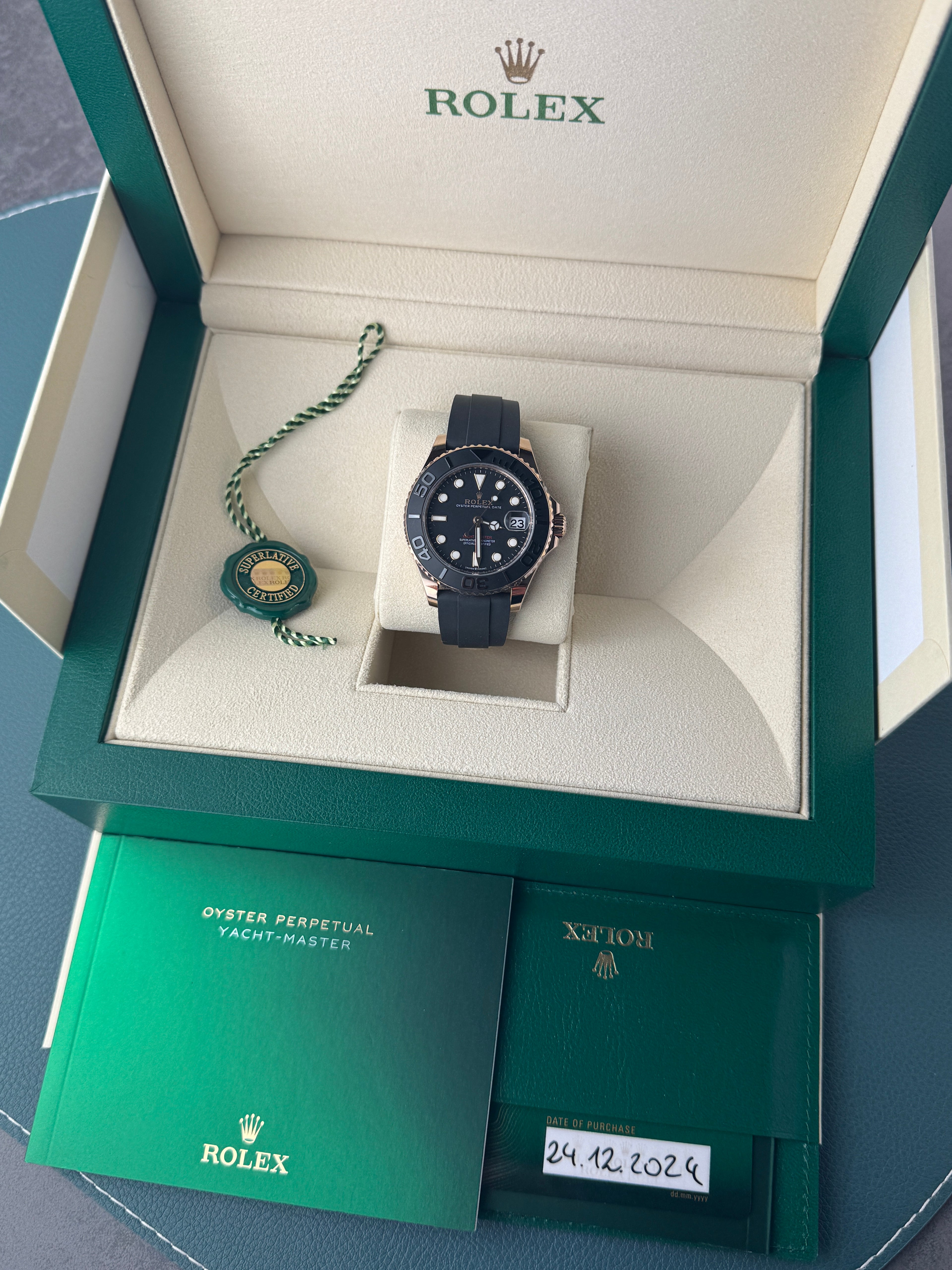 Rolex Yacht-Master 37 Roségold