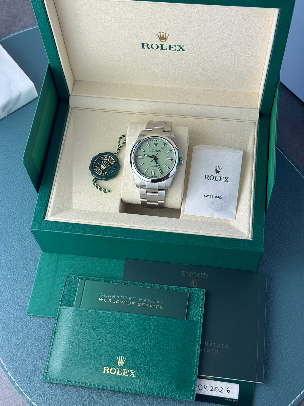 Rolex Oyster Perpetual 41 - Pistachio