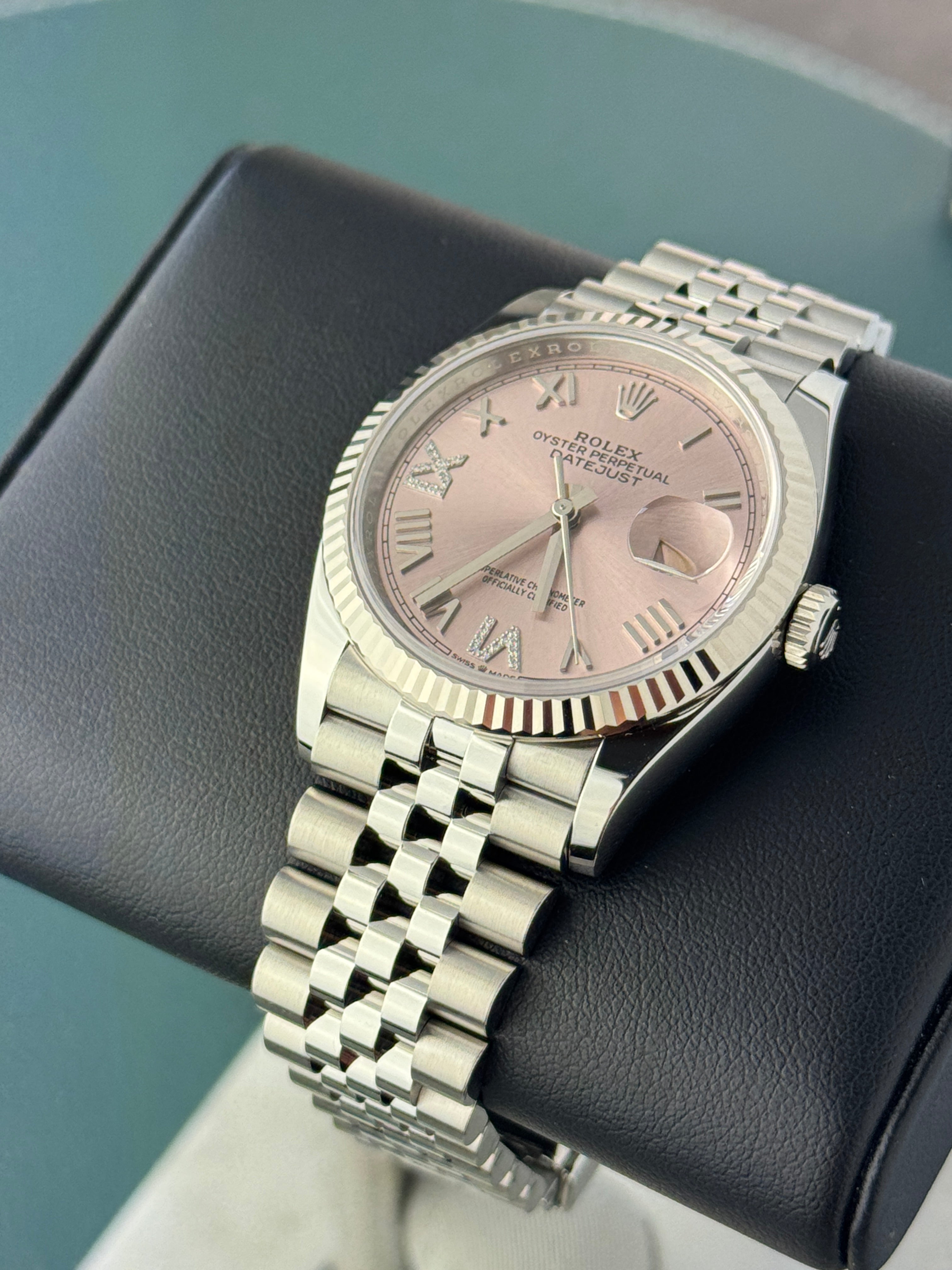 Rolex Datejust 36 Ref. 126234 – Pinkes Diamant-Zifferblatt 2026