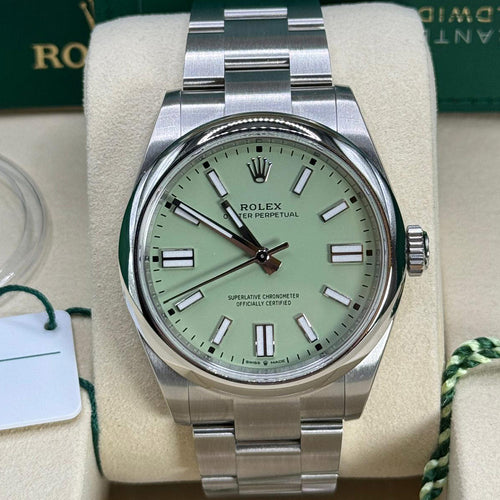 Rolex Oyster Perpetual "Pistachio"